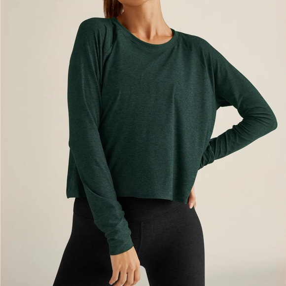 Beyond Yoga Tops - Beyond yoga green sweater top size S
